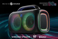 MusicSound Bluetooth kaiutin SoundBox 80s musta - 3