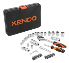 Kendo hylsysarja 45-os 3/8" & 1/4" - 4