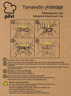 Pilvi turvavyön yhdistäjä - 4