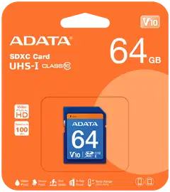 ADATA Premier SDXC -muistikortti, 64 GB - 2