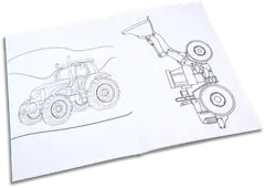 Touhukkaat traktorit - värityskirja - 2