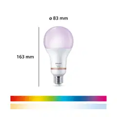 Philips Smart Lighting LED-filamenttilamppu 19W A80 E27 2200-6500K 2452lm RGB - 4