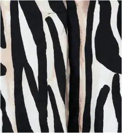 House naisten pellavasekoitetunika 228HP03702, D-mitoitus - Linen aop - 3