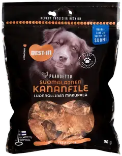 Best-In Suomalainen Kananfile Koiran Makupala 90g - 1