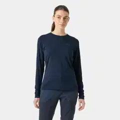 Helly Hansen naisten pitkähihainen aurinkosuojattu paita W HH Lifa Active Solen LS 48380 - Navy - 3