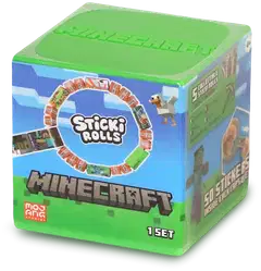 Sticki Rolls Minecraft Tarrarannekoru Yllätyspakkaus 50 tarraa - 1