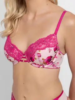 Dorina naisten topatut rintaliivit Darla FXTT0133 - PINK PRINT - 4