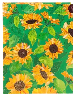 Goldbuch sunflower vihreä muistikirja A5/200 - 1