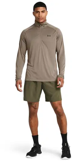 Under Armour miesten treenishortsit UA Tech Woven Wordmark Shorts 1383356 - Marine OD Green - 3