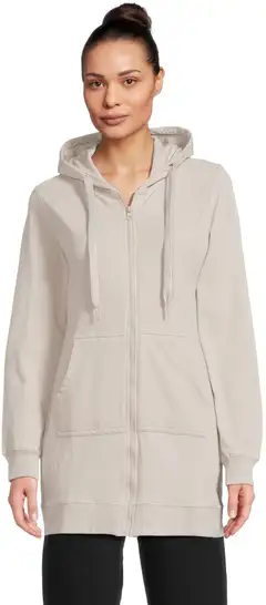 House naisten pitkä collegetakki Terry - Moonbeam - 1