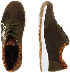Pomar naisten tennari Lyydia 13545-507 - Olive/leopard - 4