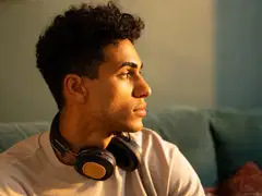 House of Marley langattomat sankakuulokkeet Positive Vibration Riddim, musta/puu - 7