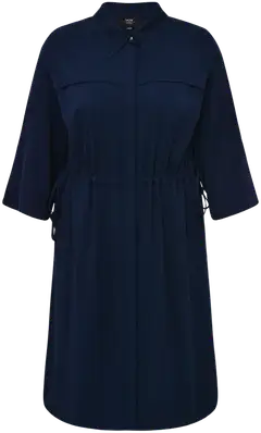 Now Curvy yksivärinen paitamekko 127192, D-mitoitus - Navy - 1