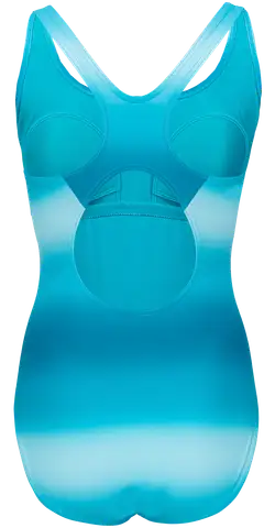 Actuelle naisten uimapuku turkoosi 215A012606 - Allover Print - 2