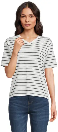 House naisten t-paita CYCLO® Boxy-V - Charcoal - 1