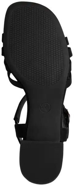 Jana shoes sandaali, leveä lesti - BLACK - 5