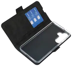 Wave Book Case, Samsung Galaxy S25 FE 5G, Musta - 4