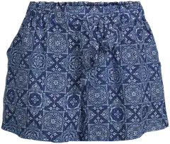 TEX naisten kuviolliset kangasshortsit I283353 - NAVY 2 - 2