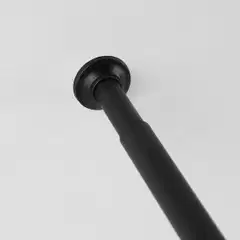 Ihanin suihkuverhotanko musta 75-125 17/20mm - 4