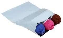 Luontevat postituspussi 350x450 mm valkoinen tarrasuljenta 100 kpl - 4