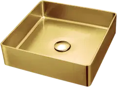 INOX by Tammiholma malja-allas harjattu kulta 400x400 mm - 1