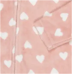 TEX BASIC vauvojen potkupuku fleece Sydän - PINK 3 - 3