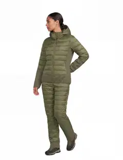 Luode12 naisten hybridihousut 223L332677 - Burnt olive - 4