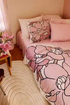 Vallila pussilakanasetti Olivia 150x210 cm rose - 2