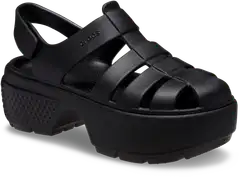 Crocs naisten sandaali Stomp Fisherman - BLACK - 5