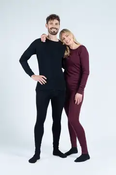 House miesten merinovilla-aluspaita - BLACK - 6