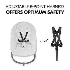 Hauck sitteri Alpha Bouncer Premium vaalean harmaa - 13