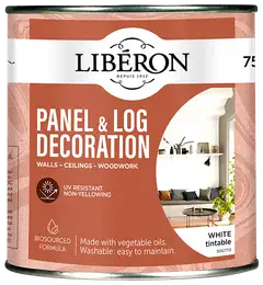 Liberon paneeli- ja hirsisuoja 750 ml White - 1