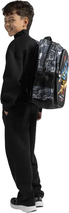 House lasten collegepusero, jossa harjattu sisäpinta 23PH292603 - Black - 8
