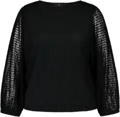 House naisten mesh-pusero 213HP40550, D-mitoitus - BLACK - 1