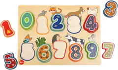 bo. opetuspalapeli Numerot ja eläimet - 5