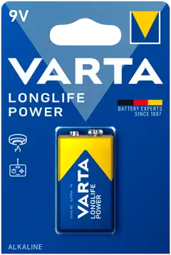 Varta Longlife Power 9V 6LR61 alkaliparisto - 1