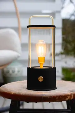 Ladattava lasilyhty Airam Tyrsky musta - 2