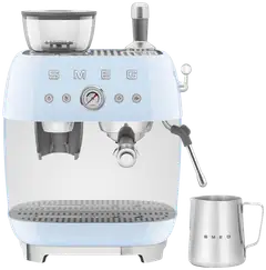Smeg espressokeitin myllyllä vaaleansininen EGF03PBEU - 8
