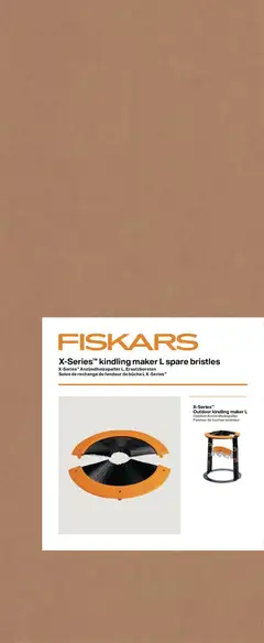 Fiskars X-Series sytykkeenhalkaisija L varaharjakset - 2