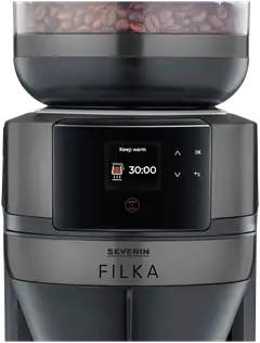 Severin kahvinkeitin lasikannulla KA4854 Filk Dark Inox - 5