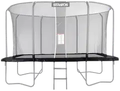 Trampoliinin reunapehmuste stratos suorakaide trampoliini 277x477 cm premium black line - 1