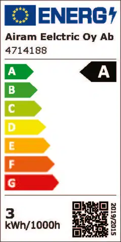 Airam LED C35 827 470lm E14 360 OP FIL A - 2
