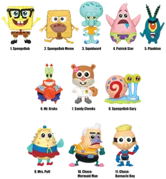 Monogram keräilyhahmo SpongeBob Bag Clip Classic Series 3 - 2