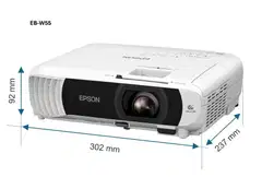 Epson WXGA-lamppuprojektori EB-W55 - 6
