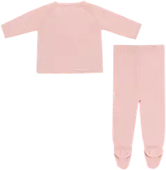 TEX BABY neulesetti 2-osainen I967132 - PINK 2 - 2