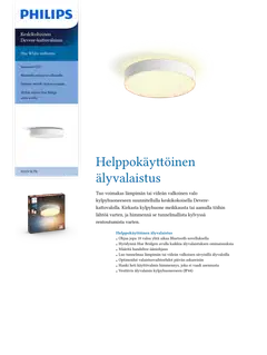 Philips Hue Devere -kattovalaisin kylpyhuoneeseen 19W 2200-6500K 2450LM keskikoko valkoinen - 4