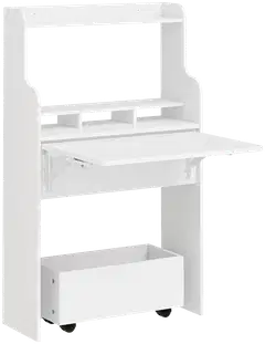 SoBuy työpöytä valkoinen FWT105-II-W - 1