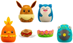 Squishalongs Pokemon 4 Pk Eevee/snorlax - 3