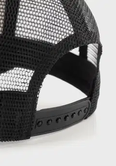 TEX miesten trucker-lippis I273888 - BLACK 1 - 4