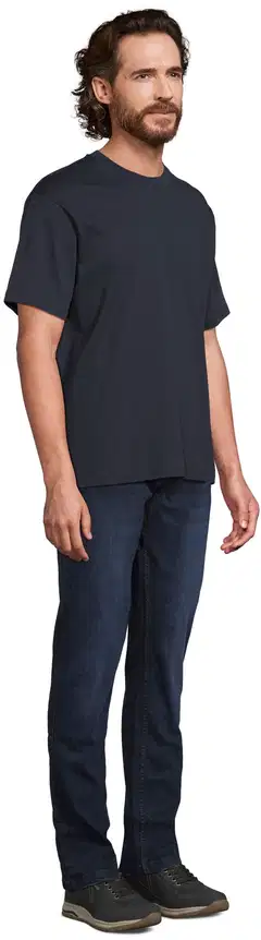 House miesten t-paita o-pääntiellä oversize 195HBNOS24 - D.blue - 4